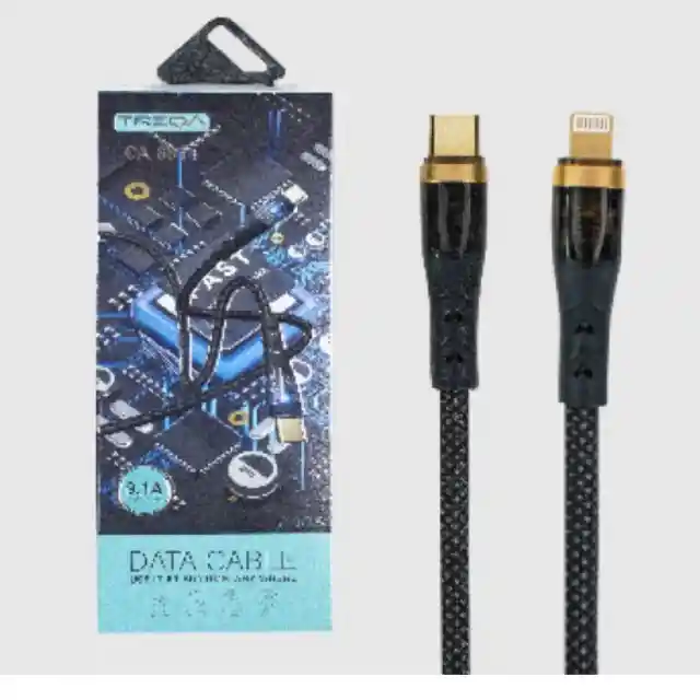 Cable De Carga Tipo C, Lightning Trenzado Treqa Ca-8814