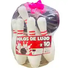 Juego De Bolos Para Niños Set De 10 Bolos Y 2 Bolas De Boliche