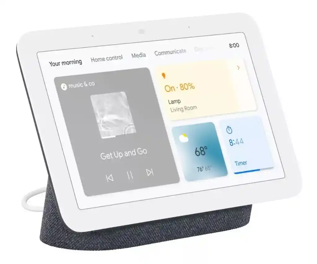 Google Nest Hub 2nd Gen Con Asistente Virtual Google Assistant, Pantalla Integrada De 7" 110v/220v