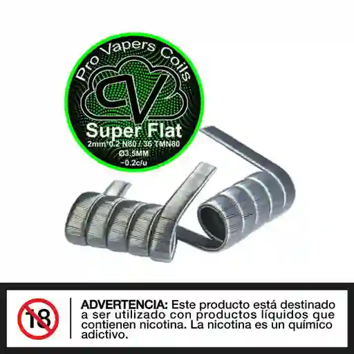 Resistencias - Pro Vapers Super Flat - Coil Artesanal