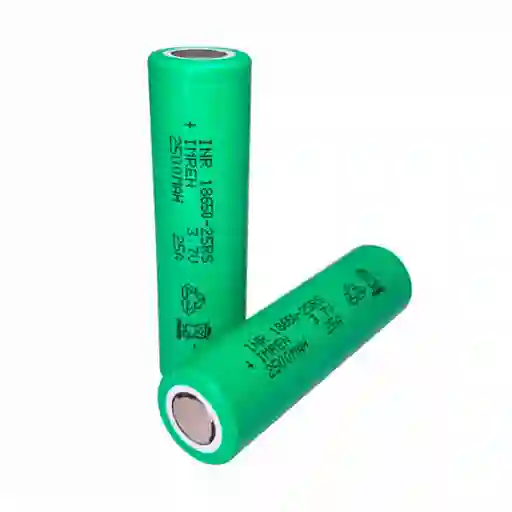 Baterías Imren Imr 18650 25rs (2500mah) Flat-top - 2 Unidades