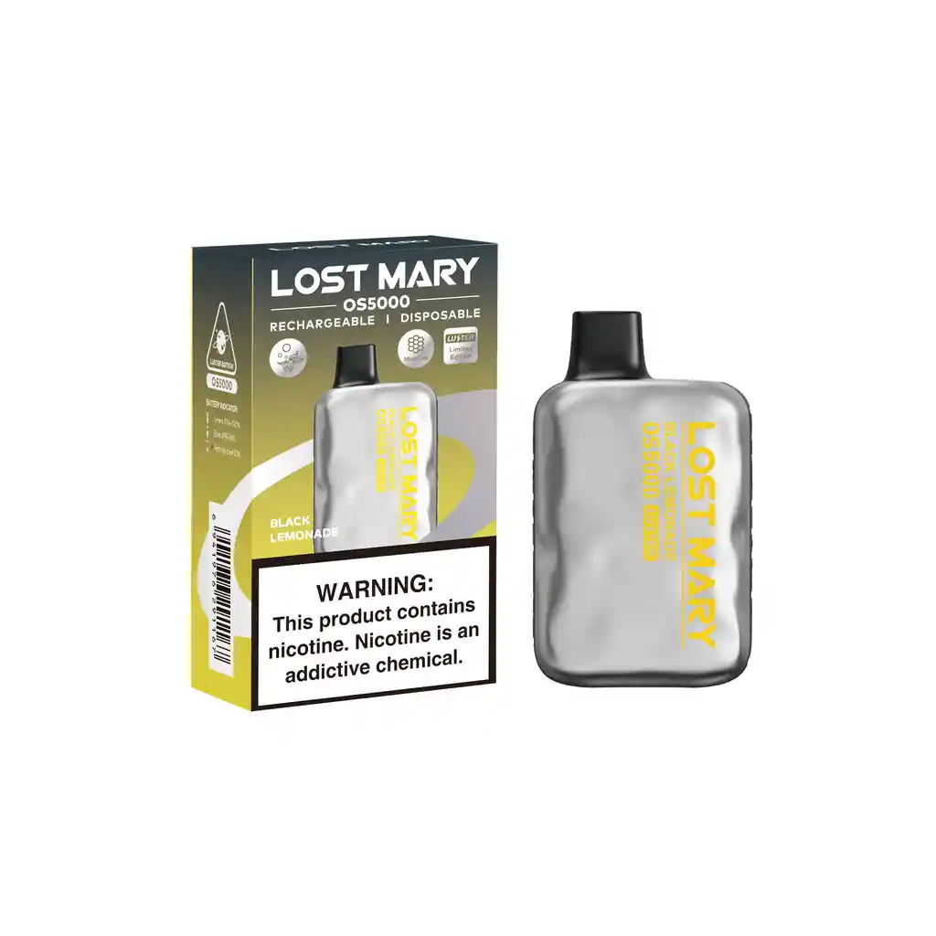 Lost Mary 5.000 Puffs Black Lemonade