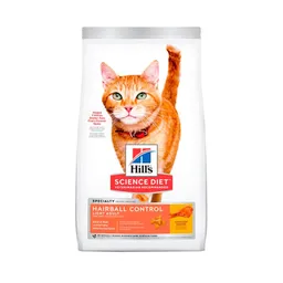 Hill's Feline Adulto Hairball Light 7 Lb (3,2 Kg)