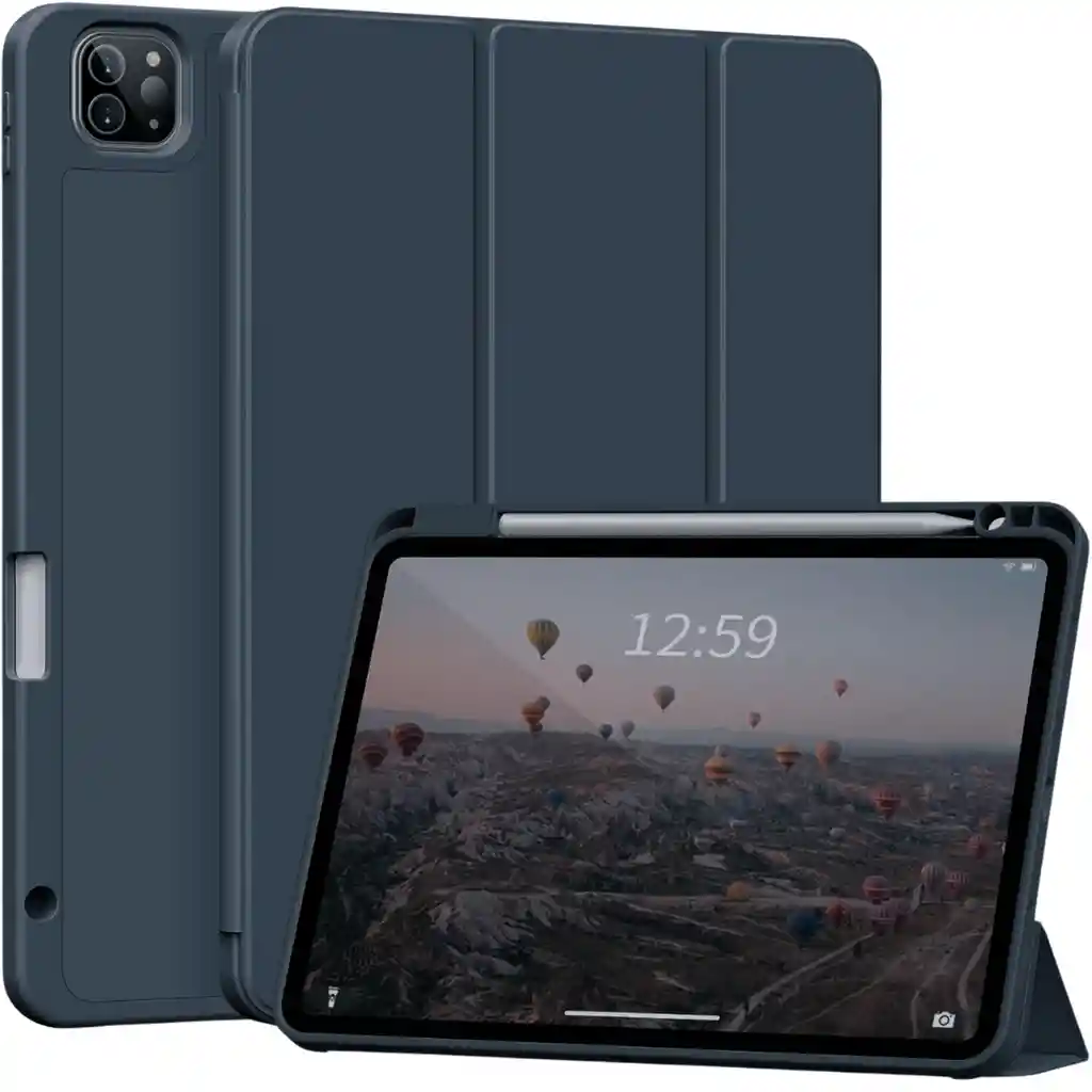 Estuche Smart Case Con Espacio Lápiz Para Ipad Pro 11 2024