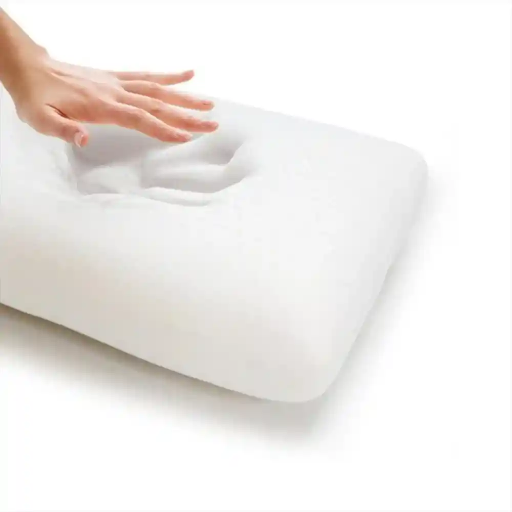 Almohada De Aloe Vera Ortopédica Pillow Indeformable Blanca