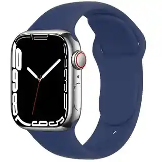 Pulso Manilla Correa De Silicona Para Apple Watch (42mm, 44mm, 45mm, 49mm) - Color Azul Marino