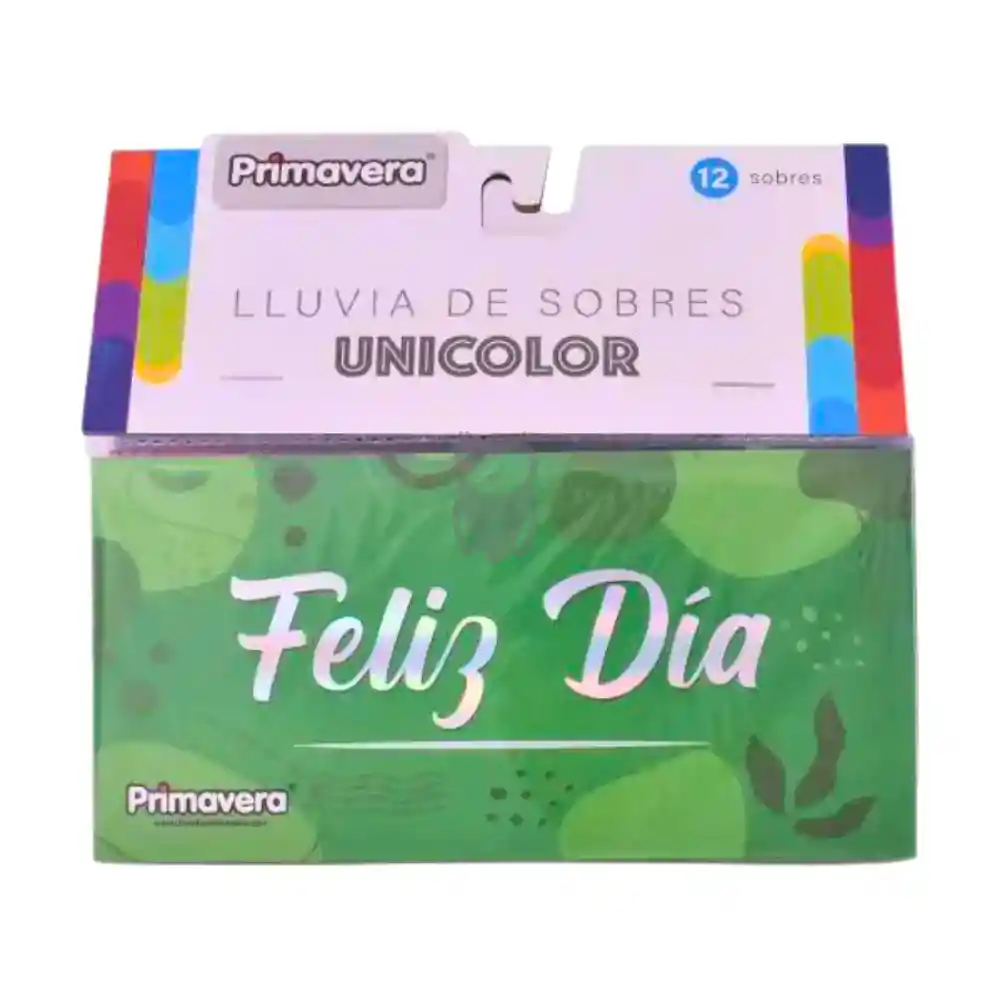 Sobre Lluvia De Sobres Toda Ocasión Feliz Día Colores Vivos Unisex