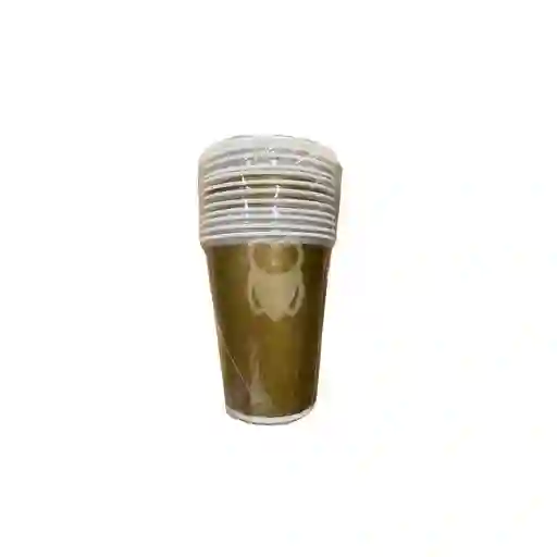 Vaso Tortero Dorado X 12