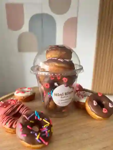 Vaso De 7 Donas Chocolate