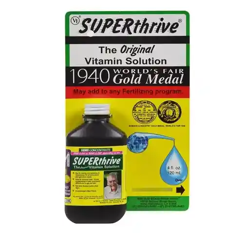 Superthrive Solución Vitaminada Líquida Para Fertilizante De Plantas, 120 Ml