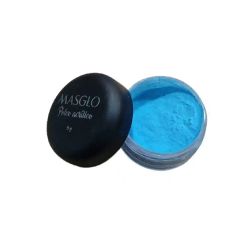 Masglo Polvo Acrilico Neon Azul 5g
