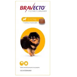 Bravecto 1mes 45mg 2 - 4.5 Kg (amarillo)