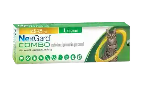 Nexgard Combo Cat L (2,5- 7,5 Kg) / Jeringa X 0.9 Ml