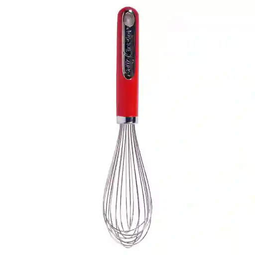 Batidor Para Cocina En Aluminio Con Mango Plastico