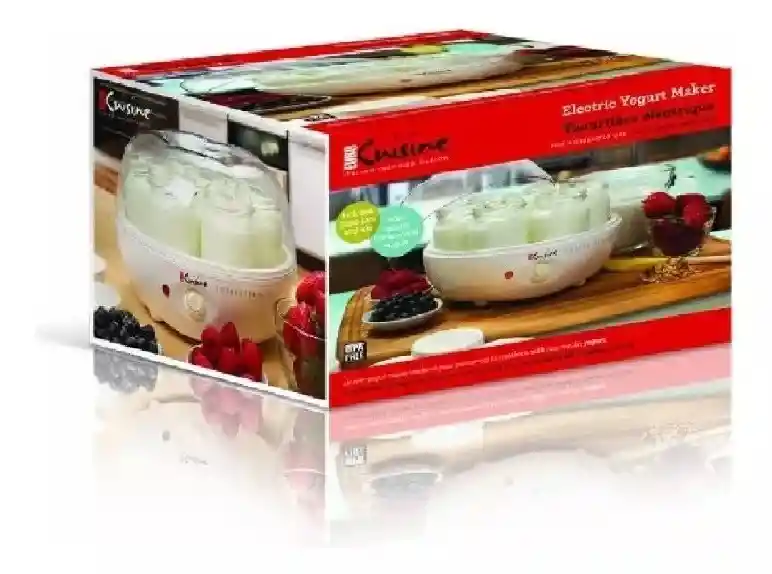 Euro Cuisine Ym80 Yogurtera Maquina Yogurt 7 Frascos 42onzas