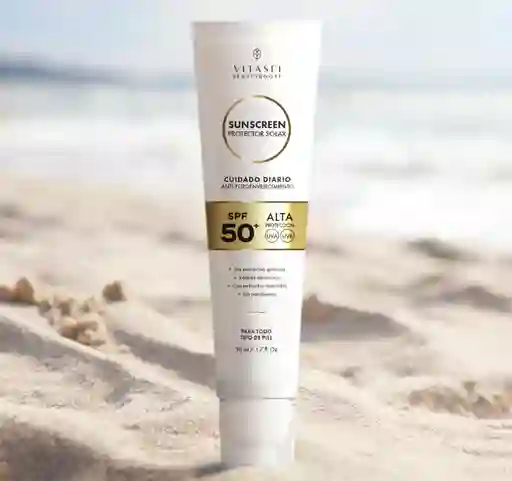 Protector Solar Spf 50 - Ultra Ligero Con Alta Protección - Uva Y Uvb