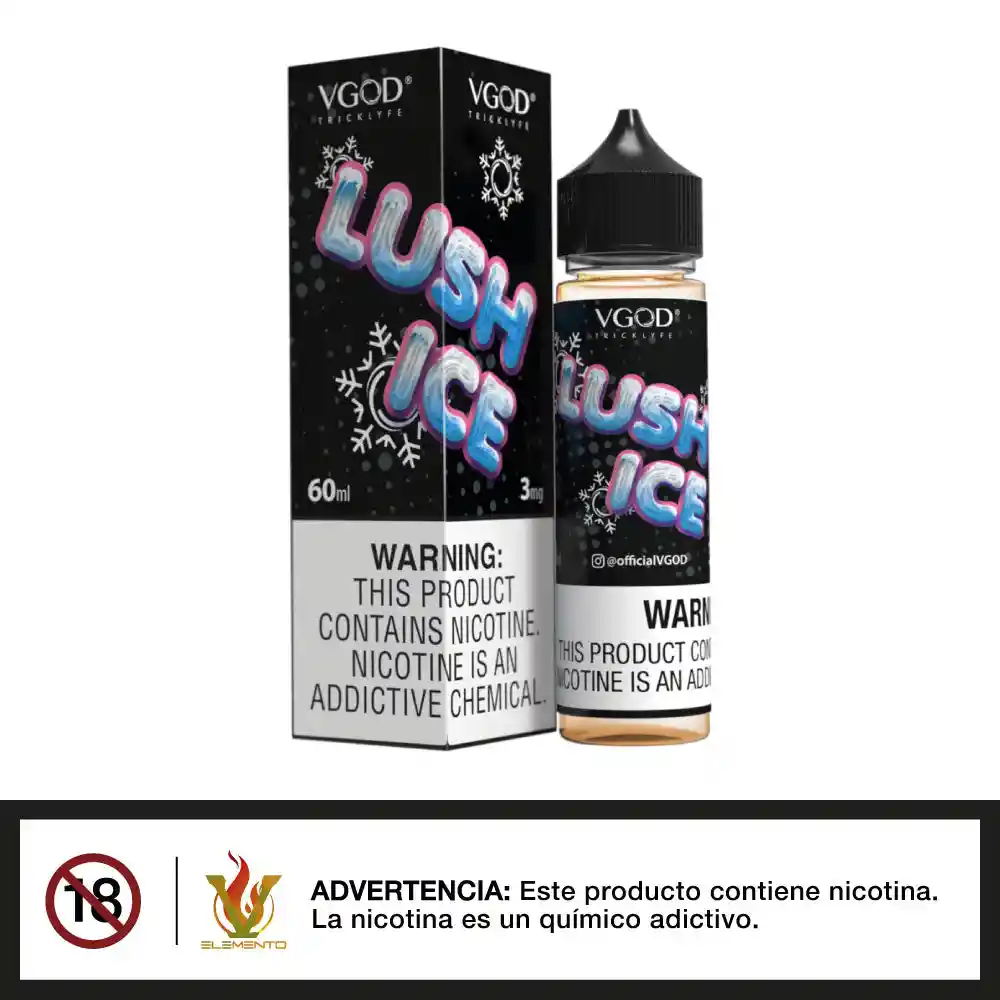 Liquido De Vapeo Vgod - Lush Ice 60ml - 6mg