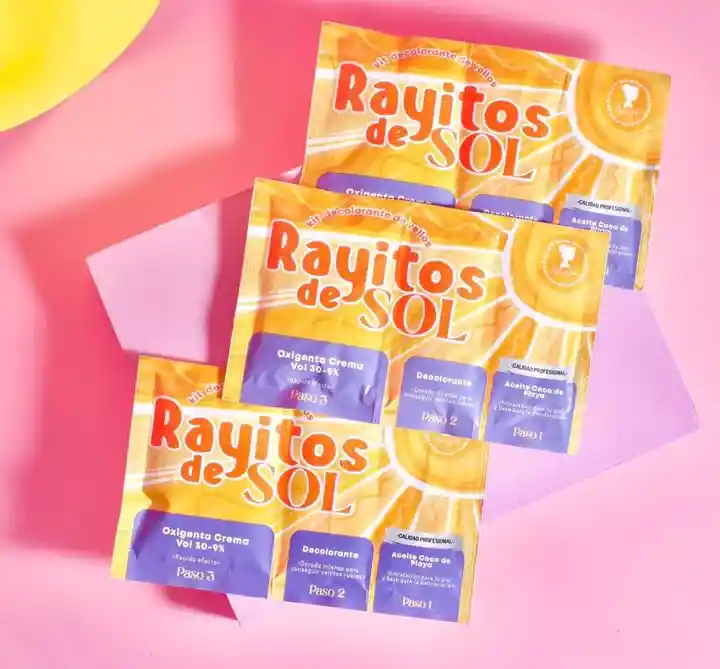 Kit Decolorante De Bellos - Rayitos De Sol