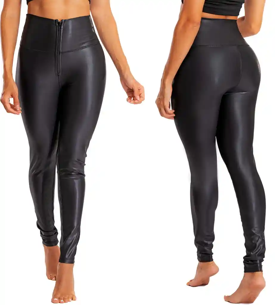 Leggins Praie Lg009 Efecto Cuero Levanta Cola