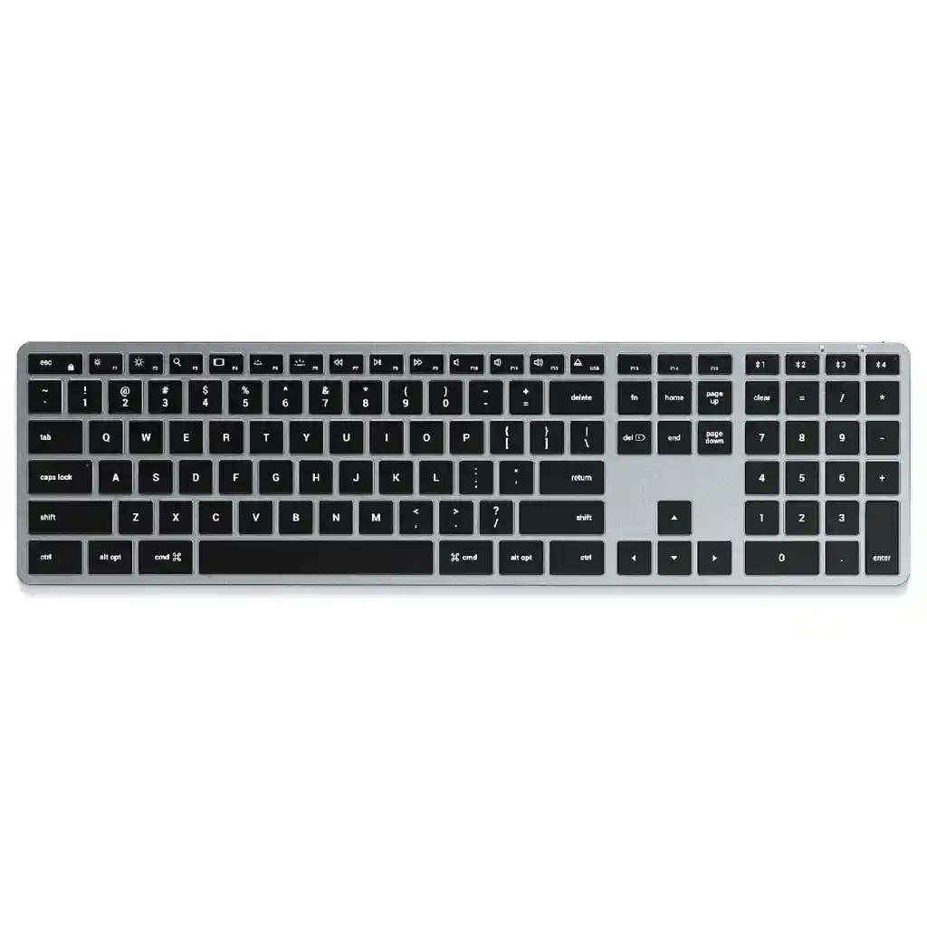 Teclado Retroiluminado Bluetooth Slimx3 Satechi Gris