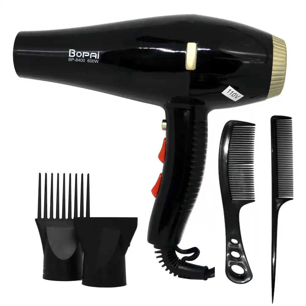 Secador De Pelo Profesional Max Power 6000w Bopai Bp-8400