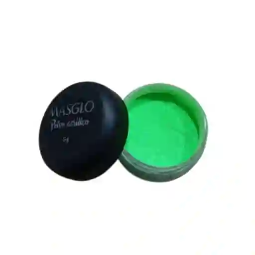 Masglo Polvo Acrilico Neon Verde 5g