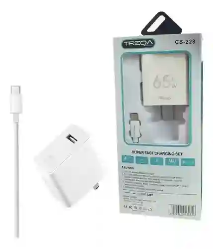 Cargador Usb 65w Treqa Cs-228