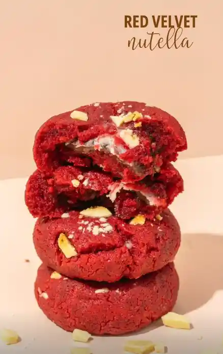 Galleta Red Velvet Nutella Olu