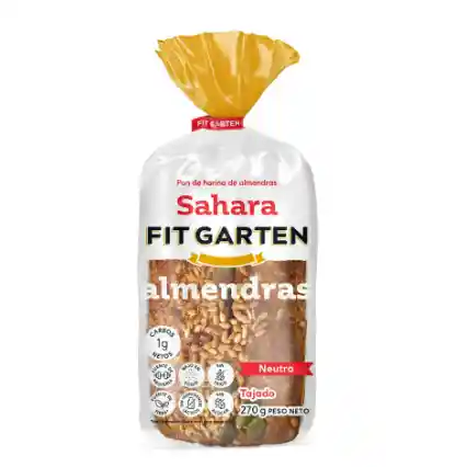 Pan Tajado De Almendras X 270gr Fit Garten