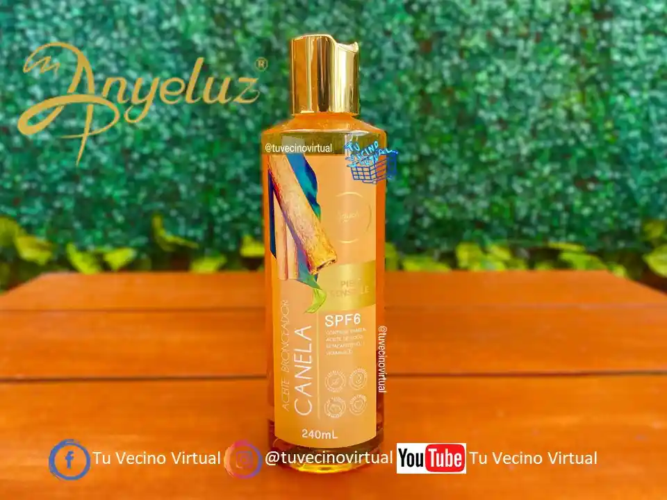 Aceite Bronceador De Canela Anyeluz