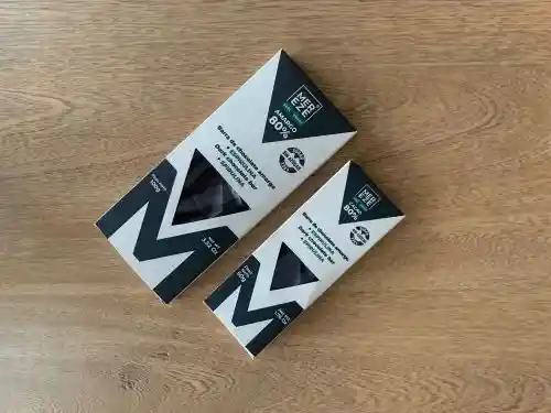 Barra De Chocolate Boutique Amargo 80% + Espirulina 50gr