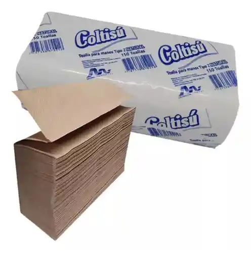 Toalla Para Manos Coltisú Tipo Z Natural