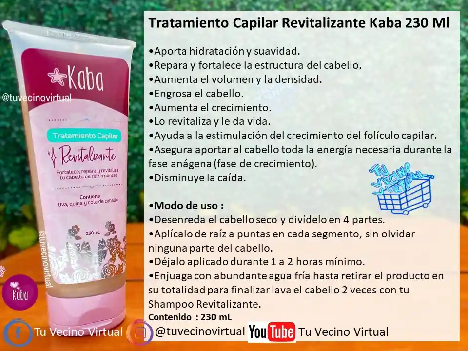 Tratamiento Capilar Revitalizante Kaba