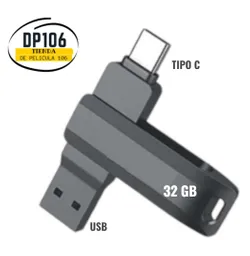 Memoria 32 Gb Compatible Usb / Tipo C / V8 Otg