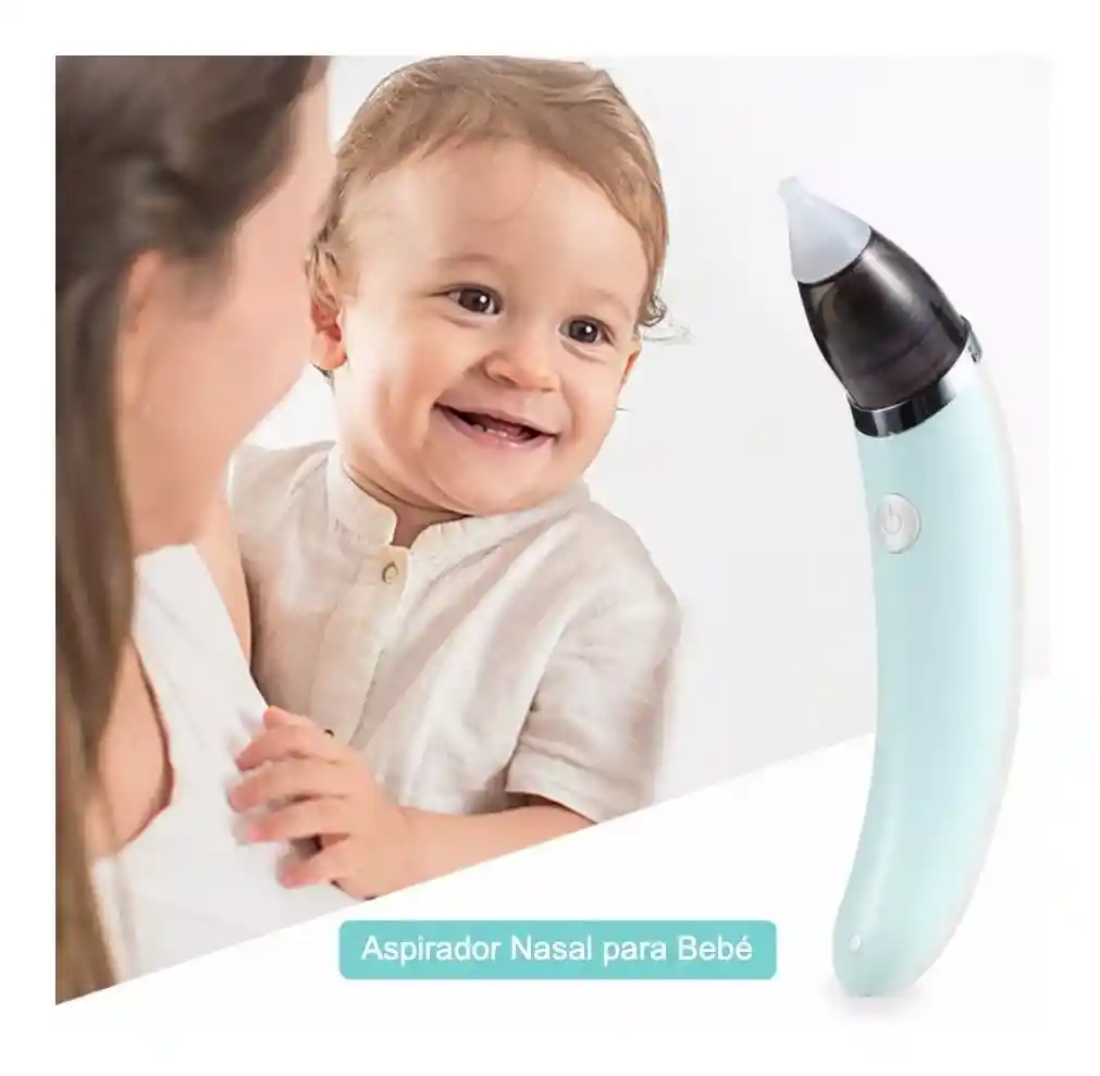 Aspirador Nasal Eléctrico Usb Silencioso Para Rinitis Bebés