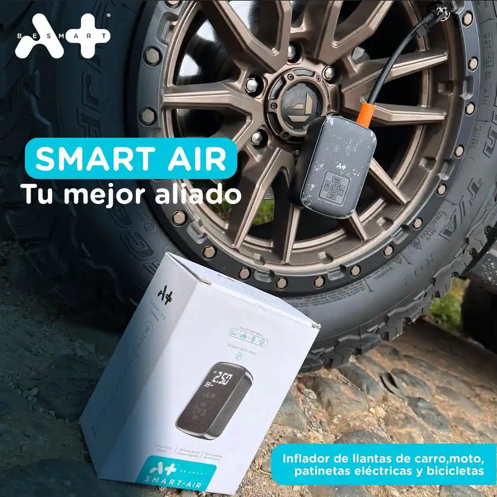 Inflador De Llantas Portatil Smartair