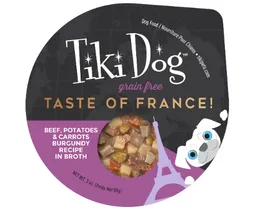 Tiki Dog Petites Bandeja 85 Gr Taste Of France Carne Burgundy