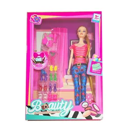 Muñeca Moda Zapatos Accesorios Juguete Interactivo Niña