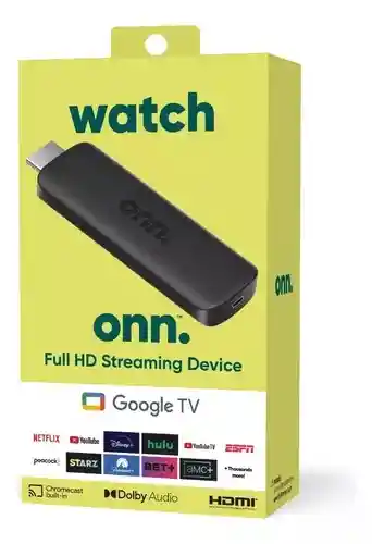 Convertidor Smart Google Tv Onn Watch Full Hd Control Voz