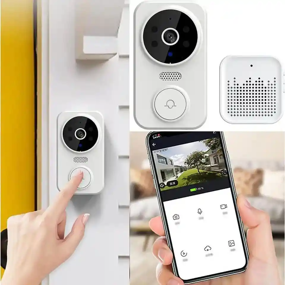 Video Portero Wifi / Timbre Portero Visor Inteligente Con Camara Wifi