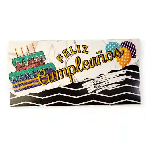 Lluvia De Sobres Tarjeta Feliz Cumpleaños X 1 Und