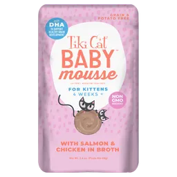 Tiki Cat Baby Mousse Pouch 80 Gr Salmon