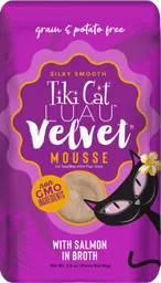 Tiki Cat Luau Velvet Mousse Pouch 80 Gr Salmon En Caldo