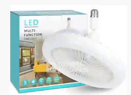 Lampara Ventilador De Techo Bombillo Led Con Control