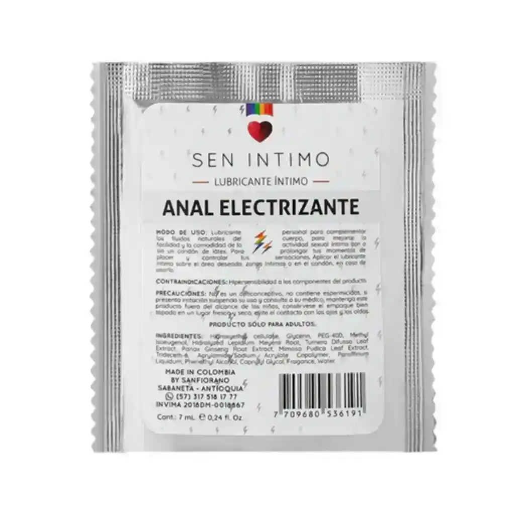 Lubricante Lychee Comestible Sachet Saborizado Aceite Caliente Delicioso