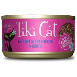 Tiki Cat Grill Lata 80 Gr Atun Y Cangrejo En Caldo