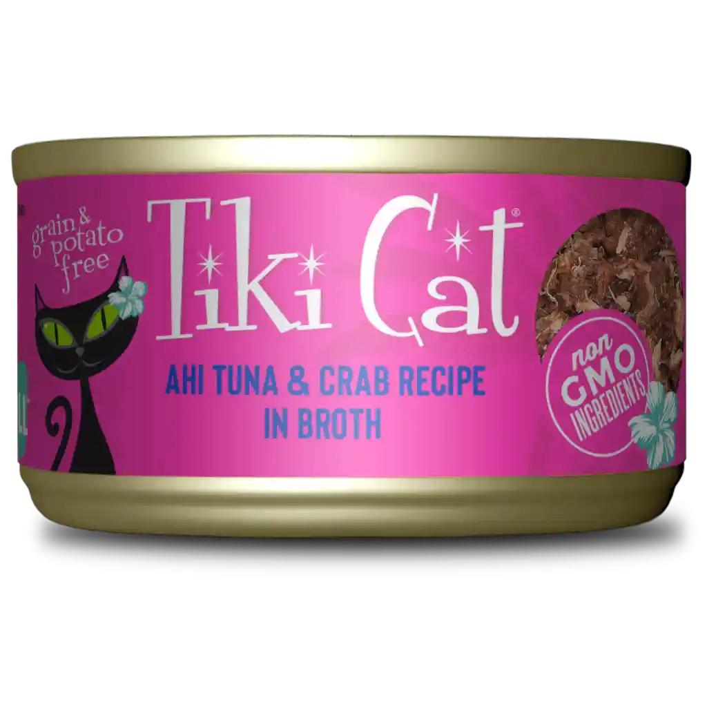 Tiki Cat Grill Lata 80 Gr Atun Y Cangrejo En Caldo