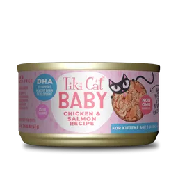 Tiki Cat Baby Lata 68 Gr Pollo Y Salmon