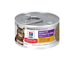 Lata Hill's Para Gato Adulto Sensitive Stomach Skin X82gr