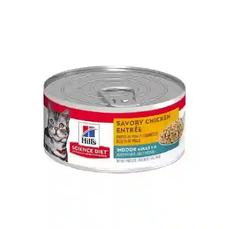 Lata Hill's Para Gato Adulto Indoor X156gr